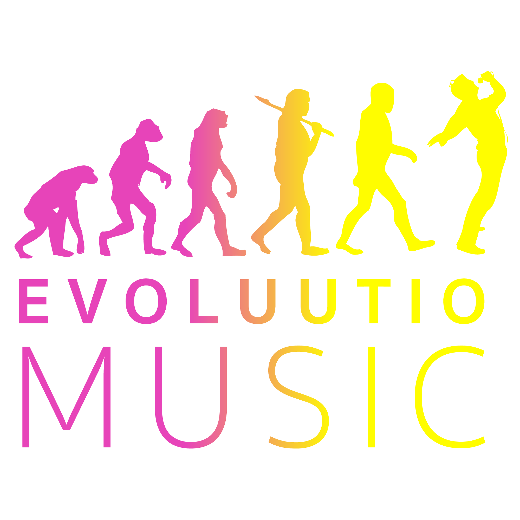Evoluutio Music Logo työnäyte